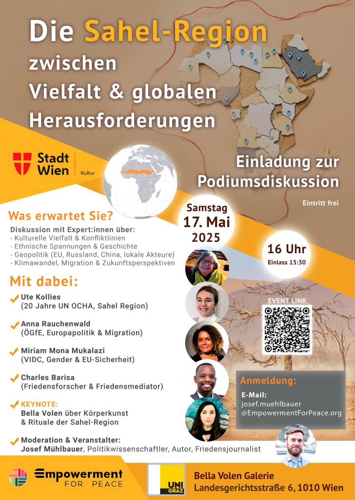Podiumsdiskusison-Afrika-Shael-Region-Podium-Politik-Frieden-Friedensforschung-Friedensexperte-Friedensjournalismus-Josef-Mühlbauer
